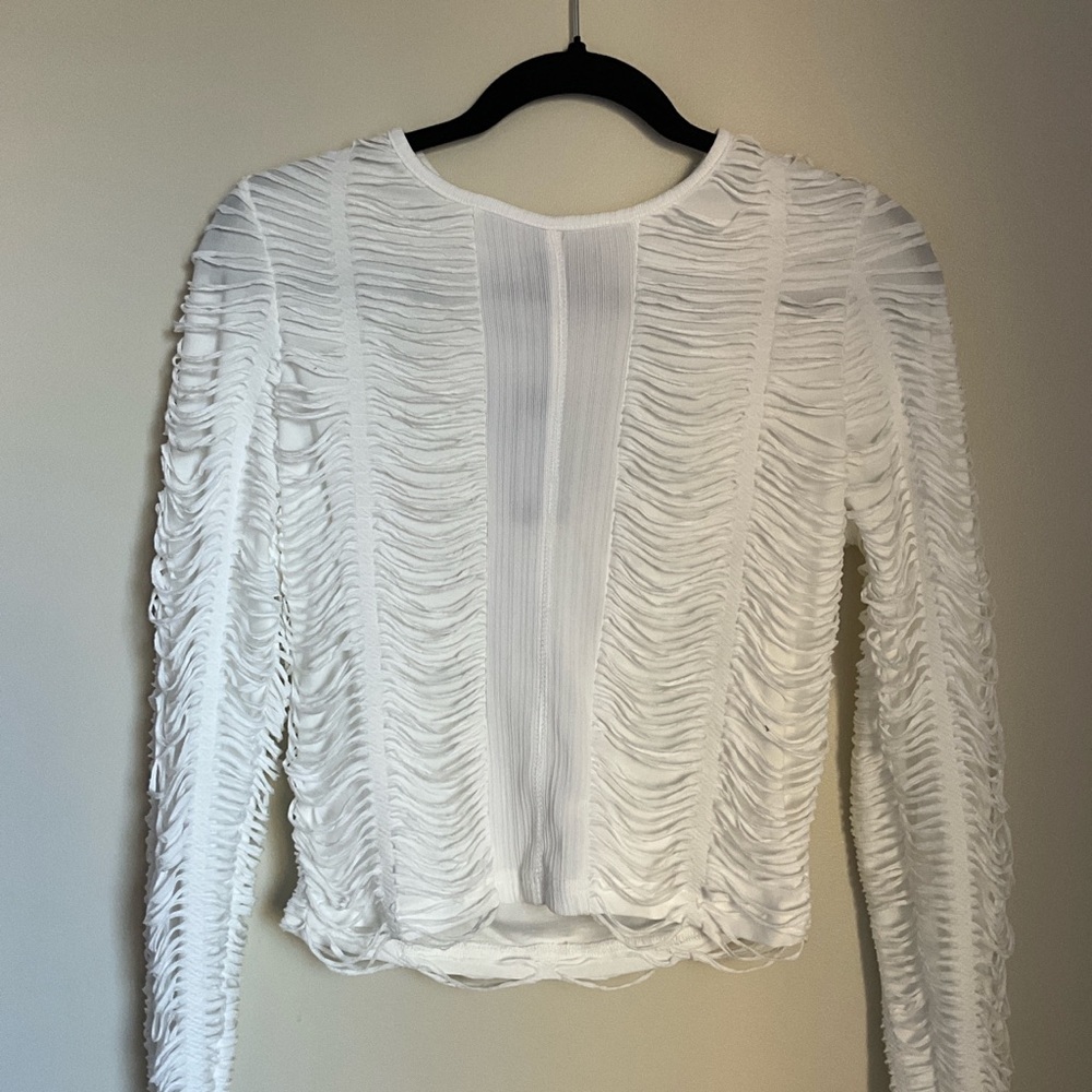 Pretty Little Thing Distressed Top
